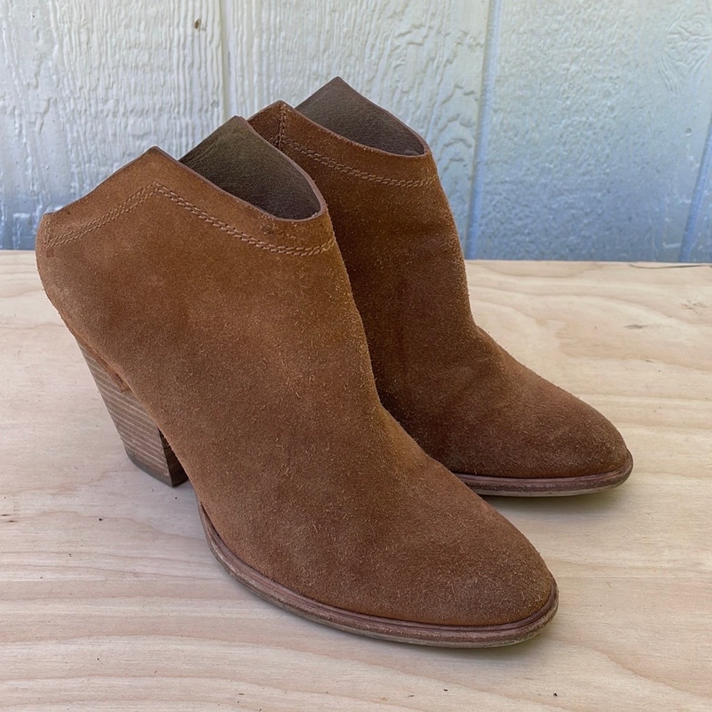 Dolce Vita Haku Boho Blogger Favorite Suede Mules Ankle Booties